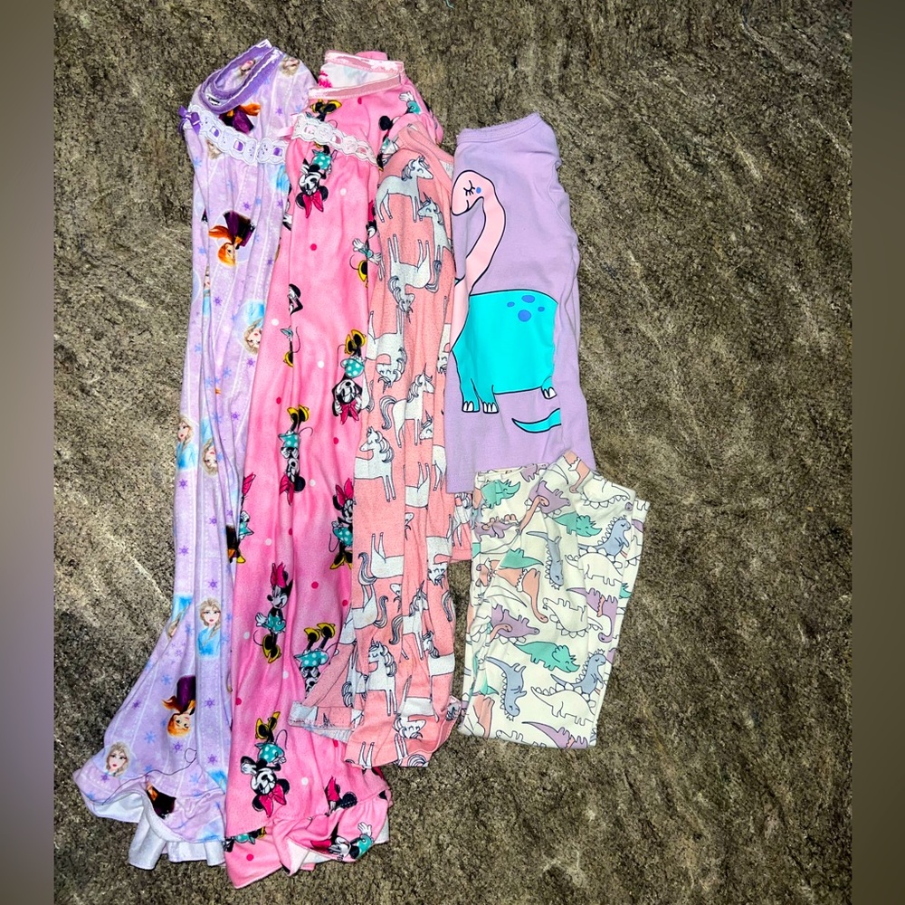 4t Girls Pajama Lot
